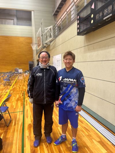 恩師の布垣先生（監督）