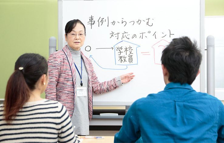 常駐スタッフが個別にきめ細かく対応